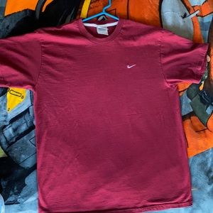 Vintage Red Maroon Nike tee XL